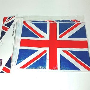 5 for $25- NWT 12 Feet British Flag Banner/Bunting